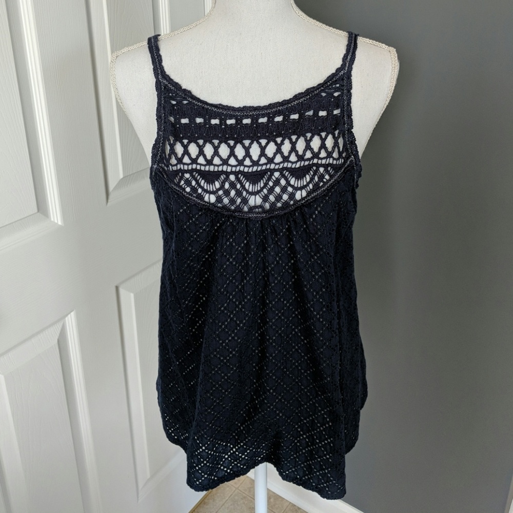 Navy Blue Maurices Top - Picture 1 of 4